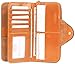 Borgasets Women's RFID Blocking Wallet Trifold Leather Clutch Zipper Ladies Purse Card Case Brown