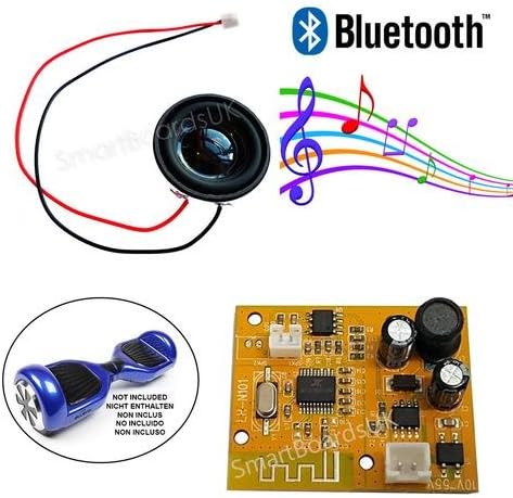 Smartboardsusa Hoverboard Bluetooth Pcb Amp Speaker Kit Fits Swegway Hoverboard Bluetooth Module