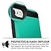 Vofolen Case for iPhone 5S Case iPhone SE Case Impact Resistant iPhone 5 Wallet Case Hybrid Bumper Armor Snap-on Black Soft Rubber Cover Protective Shell Card Holder Slot for iPhone 5 5S SE - Green