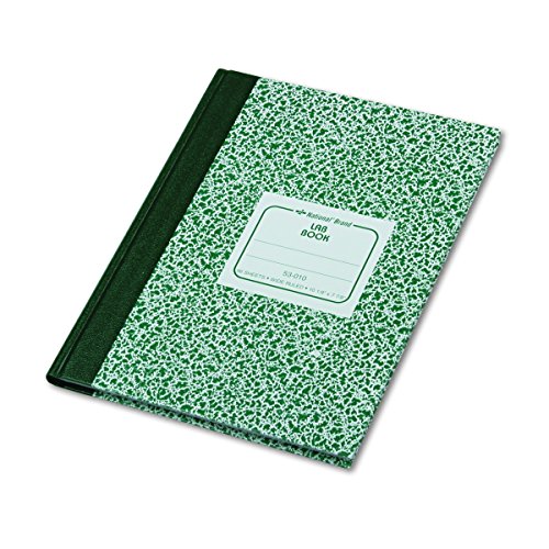 National Lab Notebook, Wide/Legal Rule, Green Marble Cover, (96) 10.13 x 7.88 S…