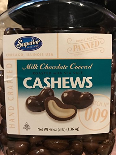 Milk Chocolate Covered Cashews (1) 3lb Jar!!!