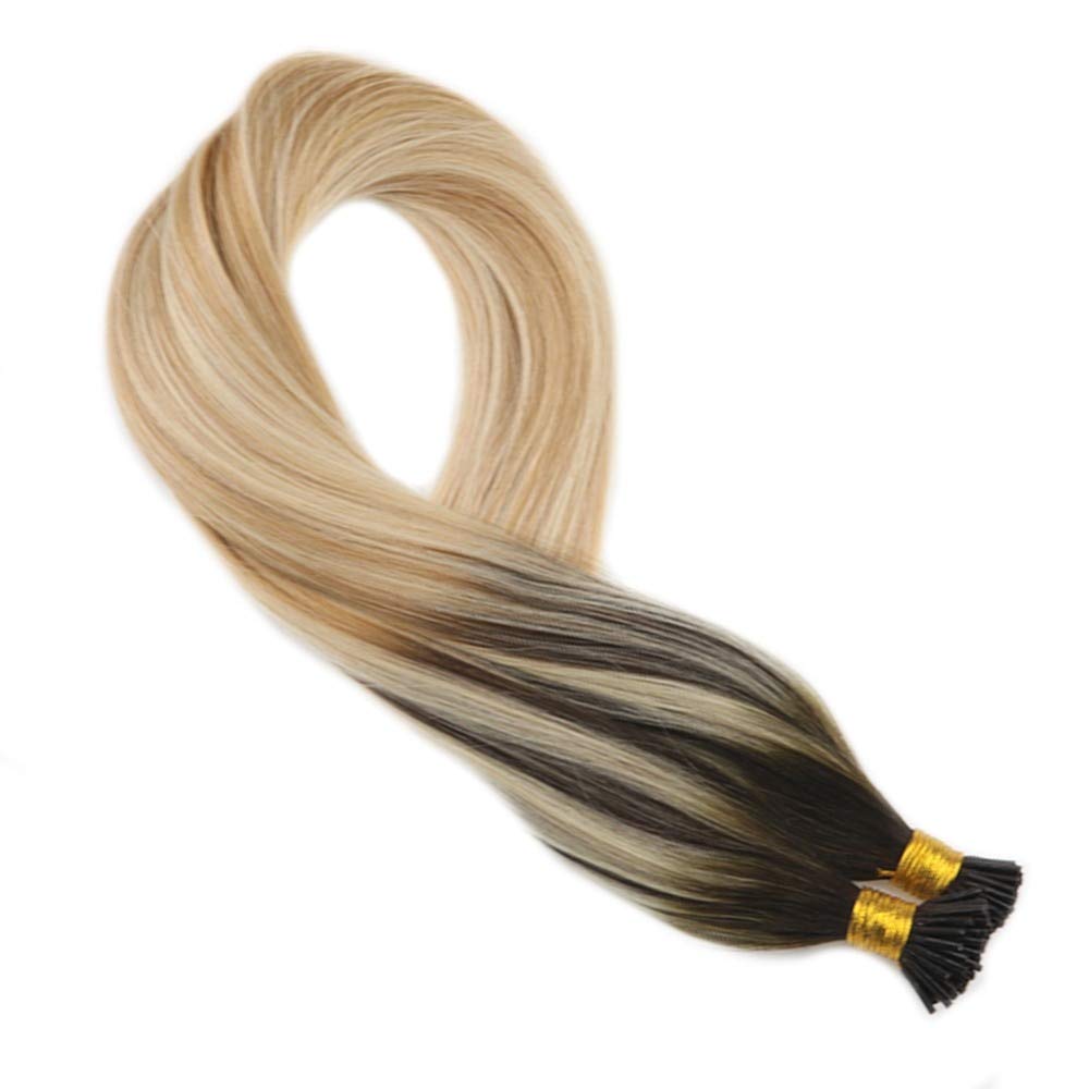 Amazon Com Moresoo Fusion I Tip Human Hair Extensions 100 Remy
