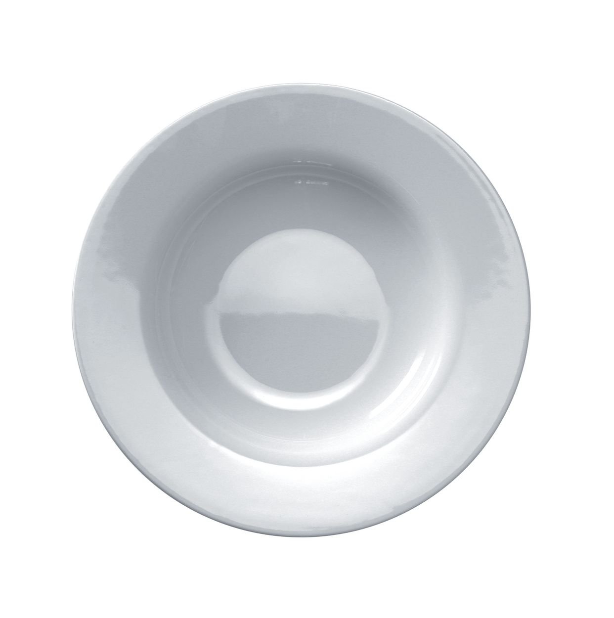 Alessi PlateBowlCup Soup Plate, Set of 4, (AJM28/2),White