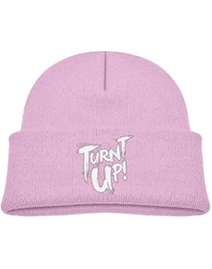 Kids Cool Turnt Up Man Hiphop Graphic Casual Flexible Winter Knit Hats/Ski Cap/Beanie/Skully Hat Cap