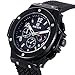 Megir Men's Sport Silicon Band Chronograph and Calendar Function Luminous Quartz Wrist Watch