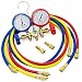 Stark Manifold Gauge Set R410A R22 R404A HVAC A/C Refrigeration Charging Service Diagnostic Refrigerants 5ft Hose primary