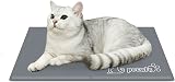 Pecute Dog Cooling Mat XS 40x30cm Self Cooling Gel Pad Grey for Pets