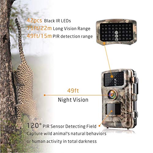 image for Campark Trail Camera 1080P Hunting Cam 14MP 2.4