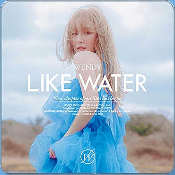Amazon.com: RED Velvet Wendy [Like Water] 1st Mini Album CASE VER