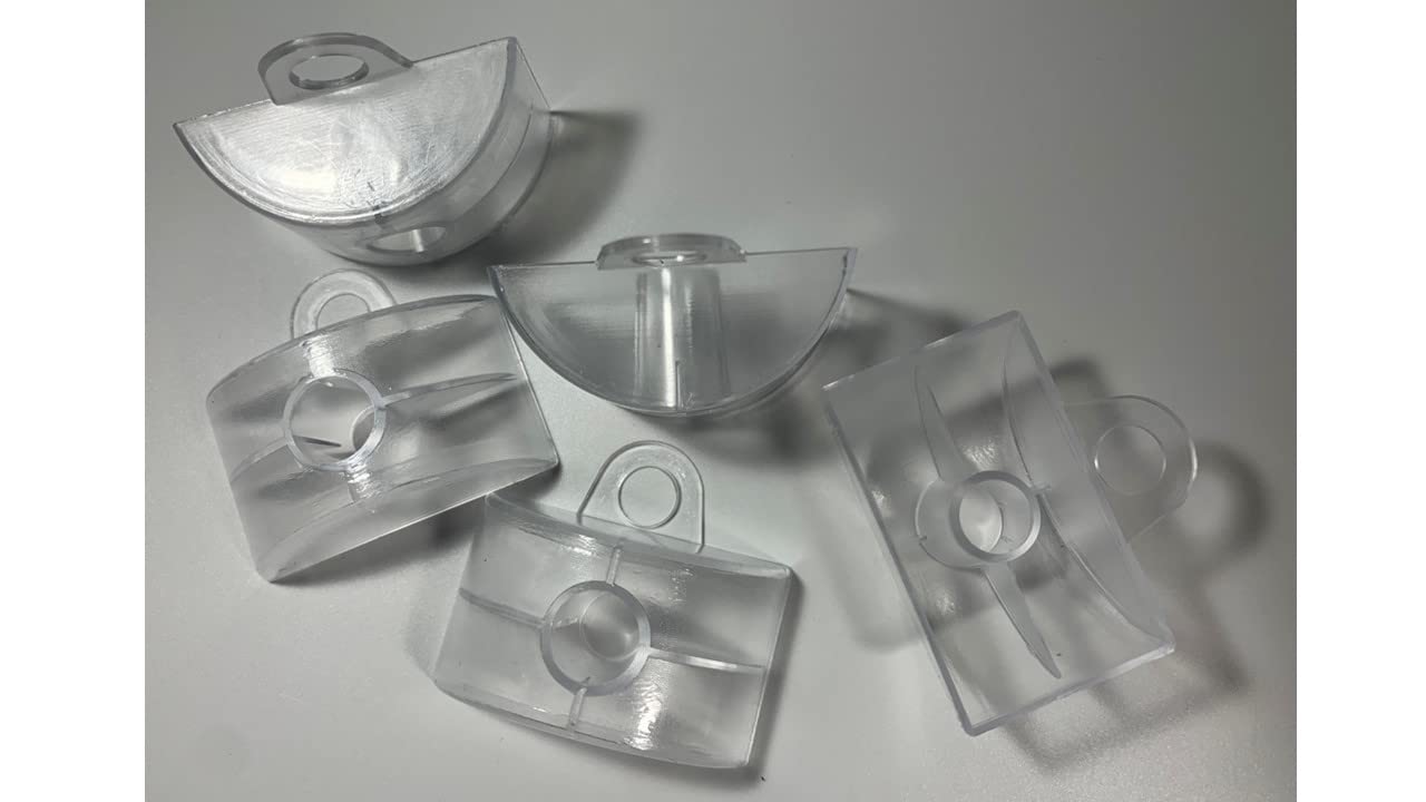 Wandbreite Mounting Set: Dome Spacers, Plumber Screws, Sine & Trapezoidal Profile Corrugated Plates (Sine Profile 76/18, 100 Pieces)