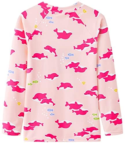 UMELOK Toddler Girls Rashguard Swimwear 2-Pieces Long Sleeve 3t