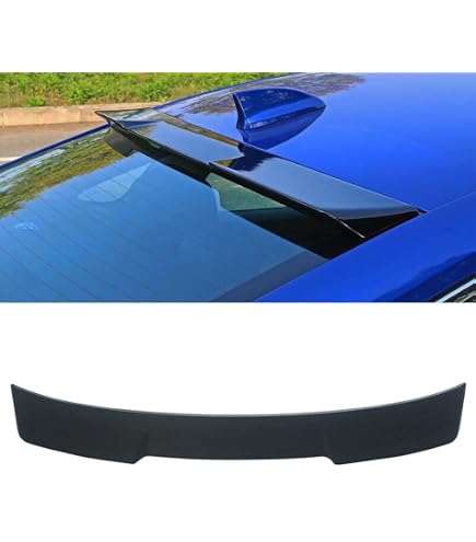 Alerón De Techo Estilo JDM V2 Pintado Negro Brillante Para Infiniti Q50 2014-2024