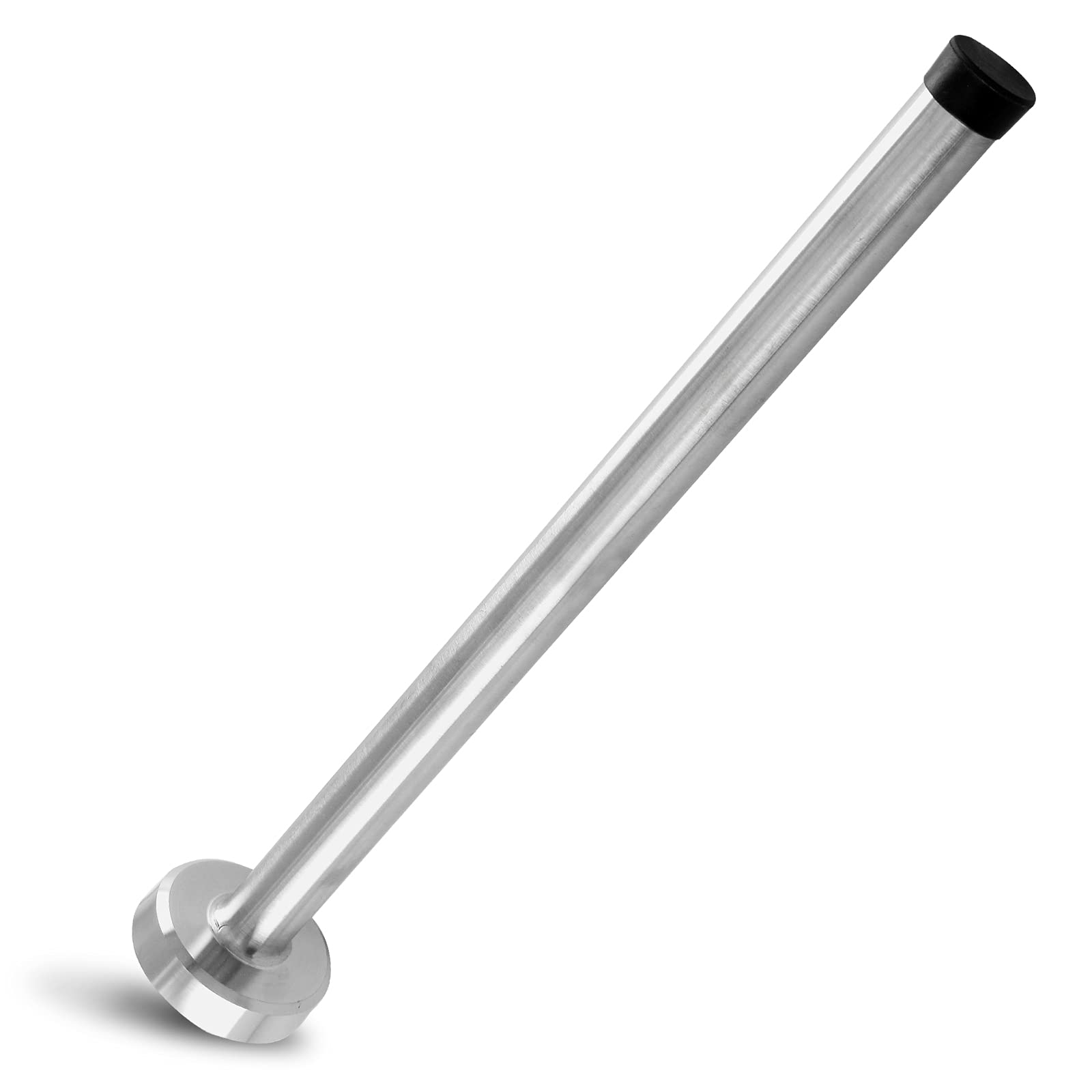 Photo 1 of BokWin 10 Inch Wall Mount Door Stopper, Door Stopper with Rubber Tip, Stainless Steel Sound Dampening Door Stop Bumper Wall Protetor, Brushed Finish with Hardware Screws