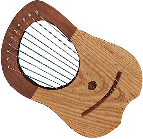 Lyra Harp Rosewood 10 Metal Strings/Rosewood Lyre Harp Metal Strings Free Case
