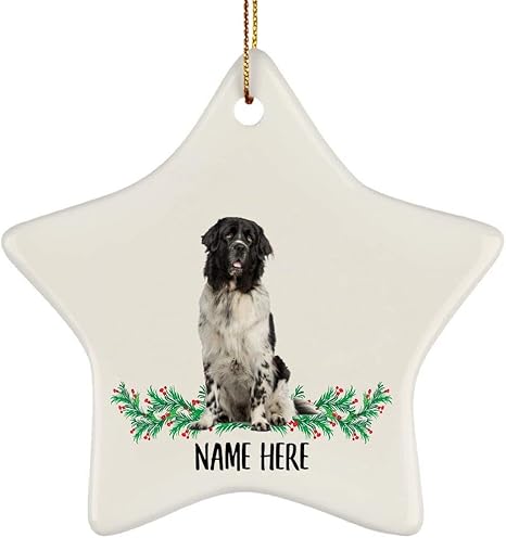 newfoundland dog ornaments