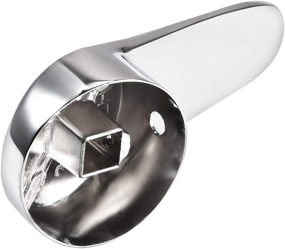 sourcing map Faucet Lever Handle,40mm Cartridge Single Metal Lever Handle Replacement, Silver, 1Pcs - Image 5