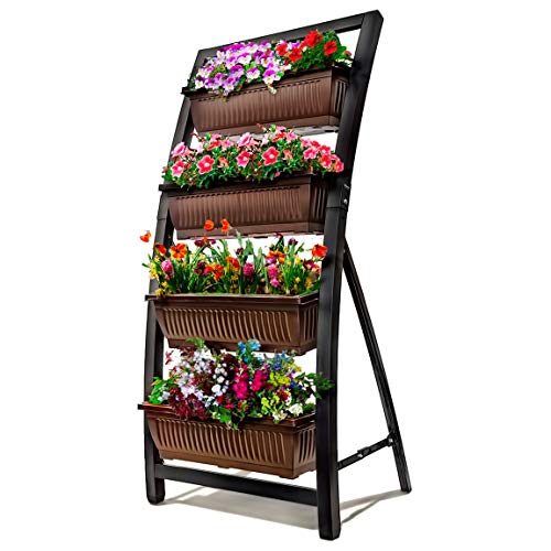 6Ft Raised Garden Bed Vertical Garden Freestanding Elevated Planter