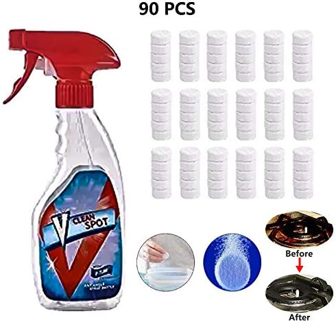 Multi Functional Effervescent Spray Cleaner Set With Spray Bottle Fine Concentrated Solid All Purpose Effervescent Spray Cleaning Spring Promotion
