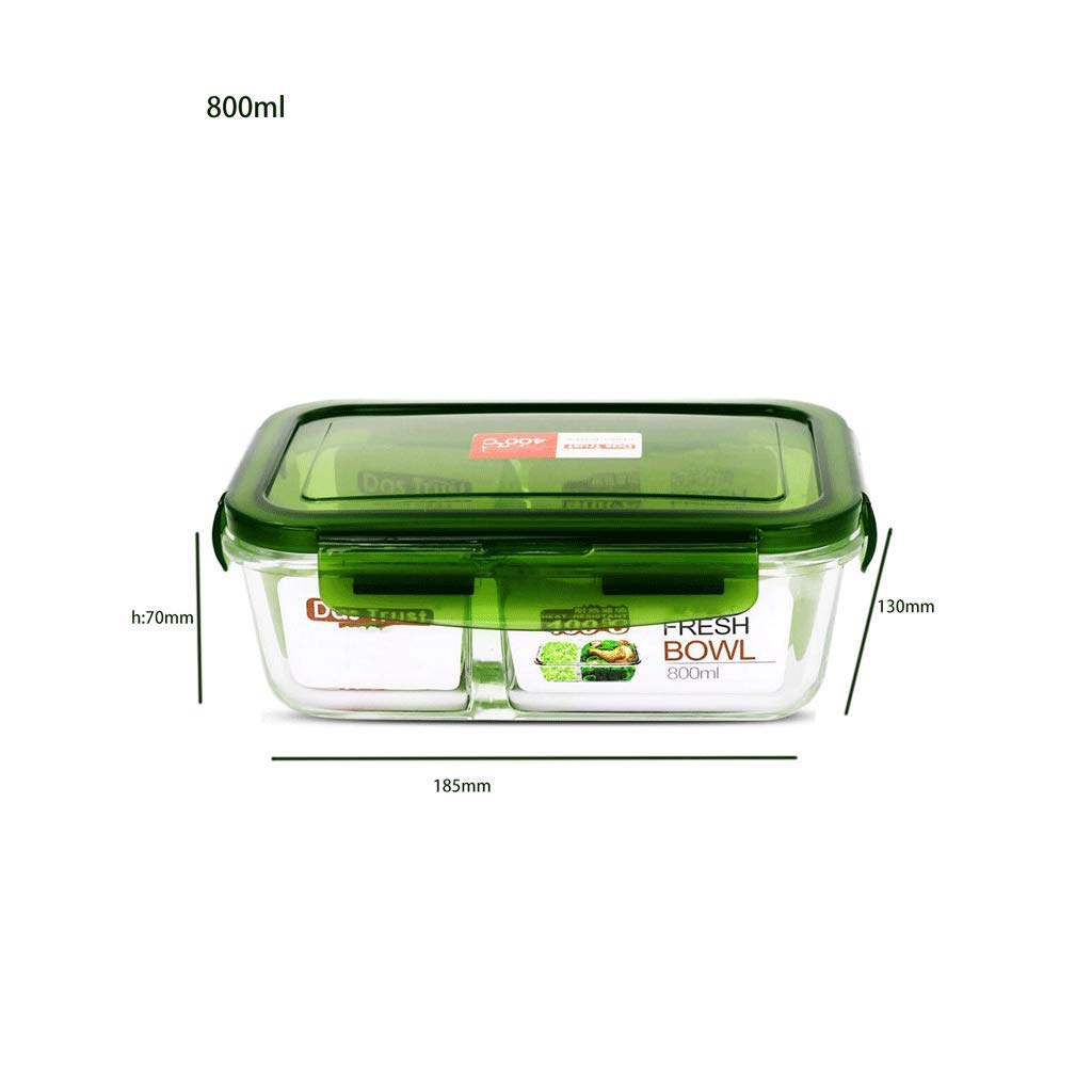 ZL-Caja de almacenamiento Vitrina de Vidrio Resistente al Calor ...