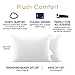 Cheer Collection King Size Pillows - Down Alternative Soft & Fluffy Bed Pillows & Positioners, Hotel Quality Bed Pillow Set of 2, Luxury Pillows for Comfortable and Restful Sleep
