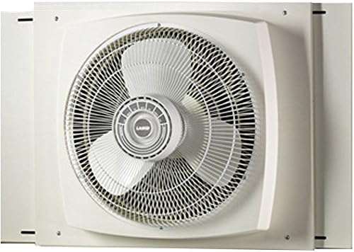 Lasko REVERSIBLE ENERGY EFFICIENT Window Fan with All NEW Exclusive Storm Guard Feature and 3 Whisper Quiet Speeds, Fits Most Windows