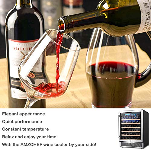 2 AMZCHEF+Refrigerator+Freestanding+Temperature+Efficient