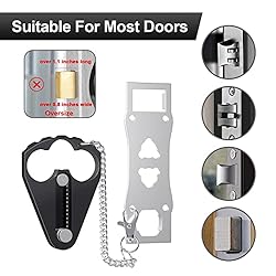 2 Pack Portable Door Lock, Hotel Door Locks for
