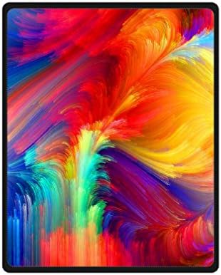 JIUDUIDODO Home Bedding &amp; Wonderful Keep Warm Gifts Independence Day Beautiful Color Splashing Blanket 40 Inches x 50 Inches Sofa/Bed Used Gift for Family/Friend