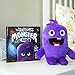 The Toothless Monster - The ONLY Toy That Magically Gains a Tooth with Each Tooth Fairy Visit - Boxed Set Includes Plush Monster, Hardcover Book, and Special Teeth for Monster - Meli (Purple) Version