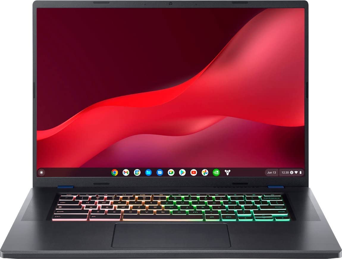Acer Chromebook 516 GE Laptop para juegos 2023-16 WQXGA Intel Iris Xe Graphics - Intel Core i5-1240P 12 núcleos - 8GB LPDDR4 256GB SSD - Teclado retroiluminado Wi-Fi 6E Bluetooth 5.1 - Chrome OS 32GB USB