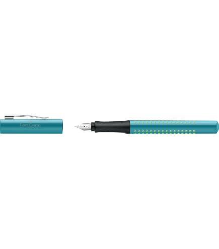Faber-Castell 140914 Grip 2010 M Fountain Pen - Pink/Orange