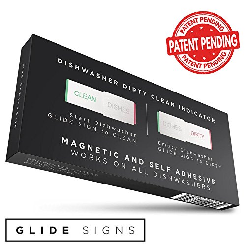 Glide Signs Dishwasher Clean Dirty Sign Premium Metal