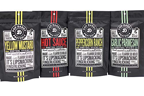 Pop Daddy's Pretzel Sticks- 4 pack family