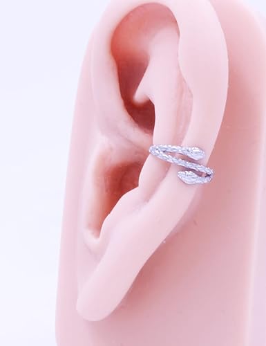 FANSING 10mm Snake Conch Earrings for Women Mens 16g Piercing