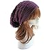 Lisli New Unisex Fashion Hip-hop Hat Warm Knitted Crochet Slouchy Baggy Beanie Hat Cap (Purple)