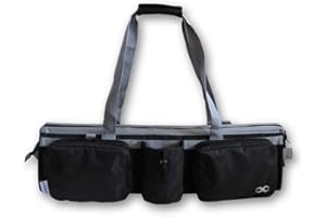 YogaAddict Yoga Mat Tote Bag "Supreme" and Carriers with Pocket & Zipper, 30" Long, Extra Large, Fit Most Mat Size, Pilates, Gym, Compartment for Yoga Block, Easy Access