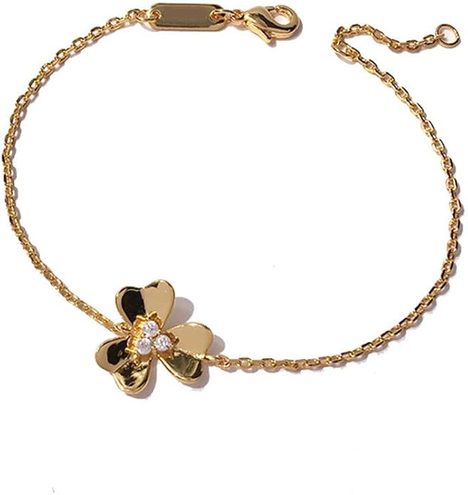 Van 18K Fashion FourLeaf Clover Bracelet/Three Leaf Clover
