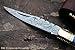 DKC Knives (102 6/18) DKC-62-BL Blue Prince Laguiole Damascus Steel Folding Pocket Knife 4