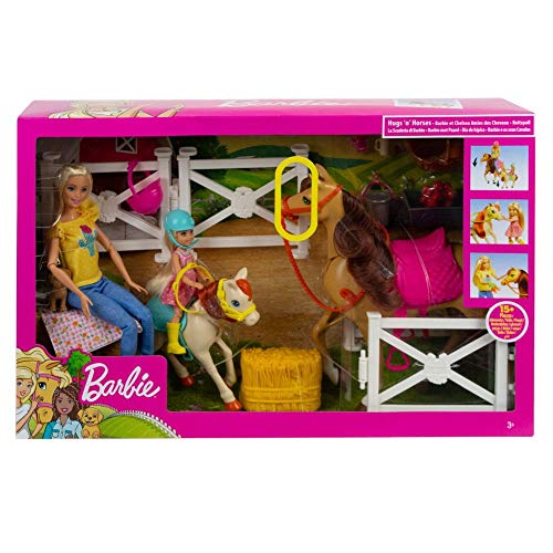 Barbie Puppe und Pferd, Barbie und Chelsea Pferd, Barbie Kleidung, Barbie Accessoires, Geschenk für Kinder, Spielzeug ab 3 Jahre,GLL70 – Bild 7