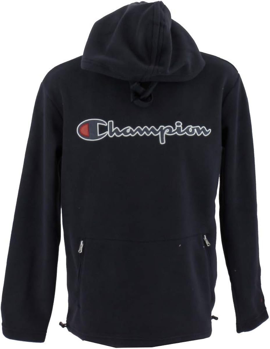 navy blue champion hoodie