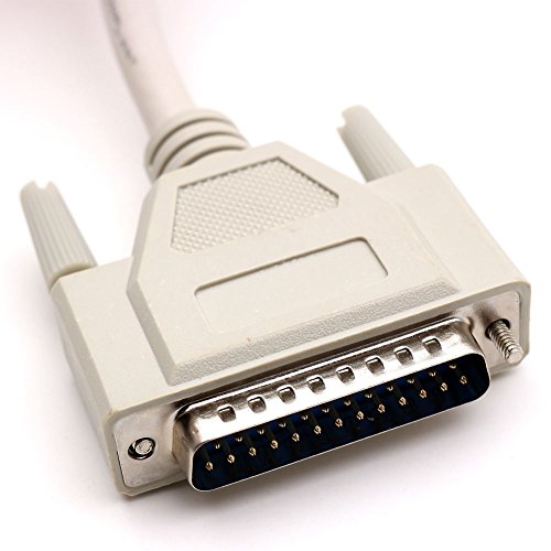 TEZONG HPDB50 to DB25 SCSI Cable Molded HPDB50-pin/DB25-pin M/M 5Ft 1Pack