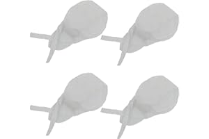 Clzemo 4 Pack Kitchen Cooking Cap, Comfort Breathable Chef Skull Hats for Men Women, Adjustable Working Caps One Size Fit All