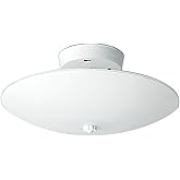 Nuvo SF77/823 Round Close to Ceiling Fixture, White -12 Inches