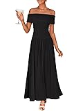 ZESICA Women's Off The Shoulder Maxi Dress 2025