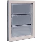 Ideal Pet Products Air Seal Pet Door | Telescoping Frame, Large, 10.25" x 15.75" Flap Size