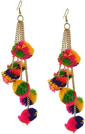The Trendy Trendz Pom Pom Earrings
