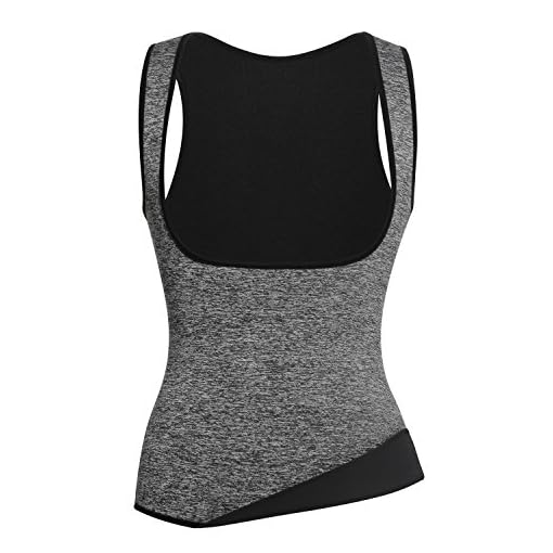Eleady Womens workout Waist Trimmer Hot Sweat Slimming Neoprene Shirt Vest Body Shapers - Image 4