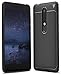 Nokia 6 2018 Case SunStory Luxury TPU Leather grain with Full Body Protective and Anti-Scratch and Non-Slip Design Design for Nokia 6(2018). (Black)