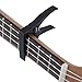 Mini 4 String Guitar Capo, Professional Ukulele Capo for Soprano Tenor Concert Ukuleles Banjos Mandolin(BLACK)
