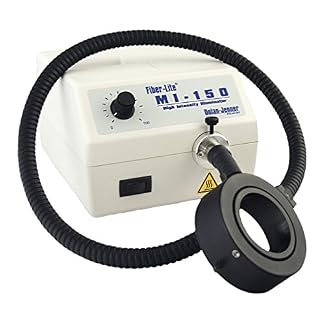 Dolan-Jenner Fiber-Lite Mi-150RLF 660000391015 115V Fiber Optic Illuminator System with 60 mm Annular Ring Light A3739M…